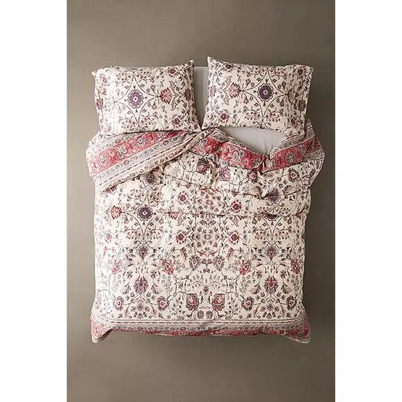 Urban Outfitters Mazakeen Rug Print Duvet + Shams - Queen - Picture 1 of 7